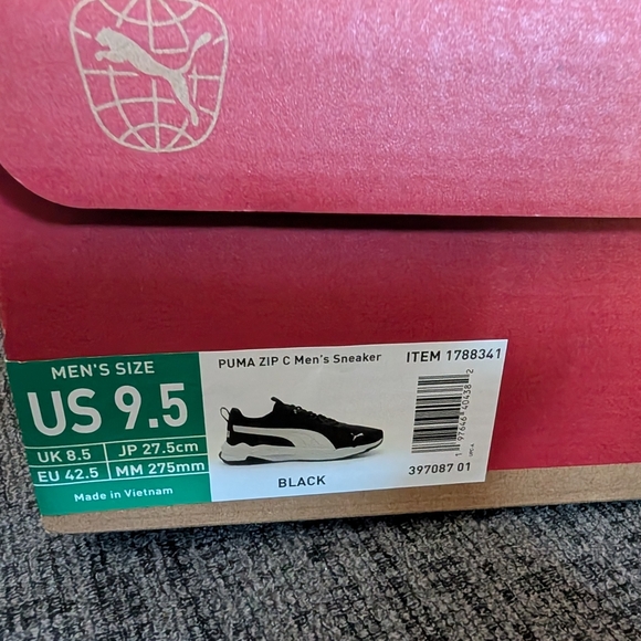 Puma Zip C Sneakers 9.5 - Picture 7 of 8